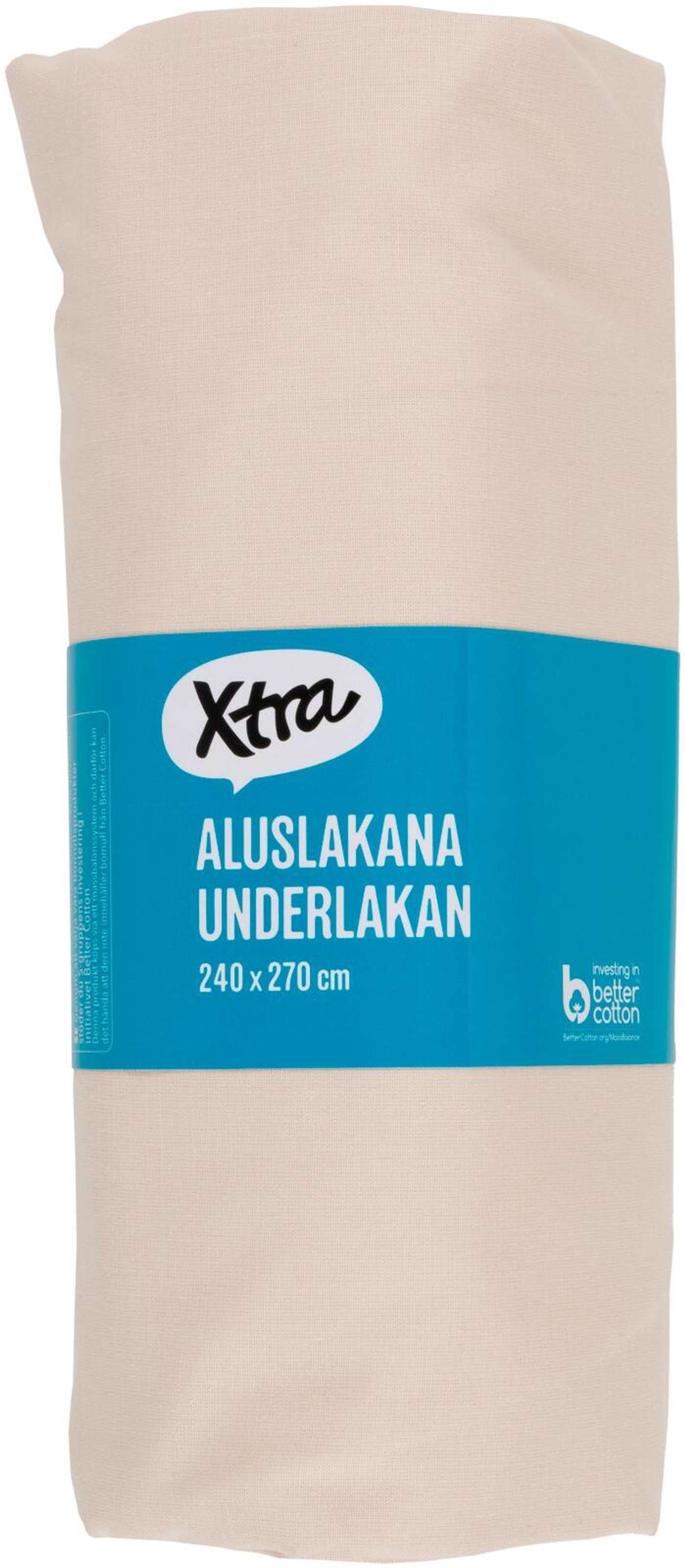 Простыня Xtra Uni 240x270 см, бежевый (цвет Бежевый)