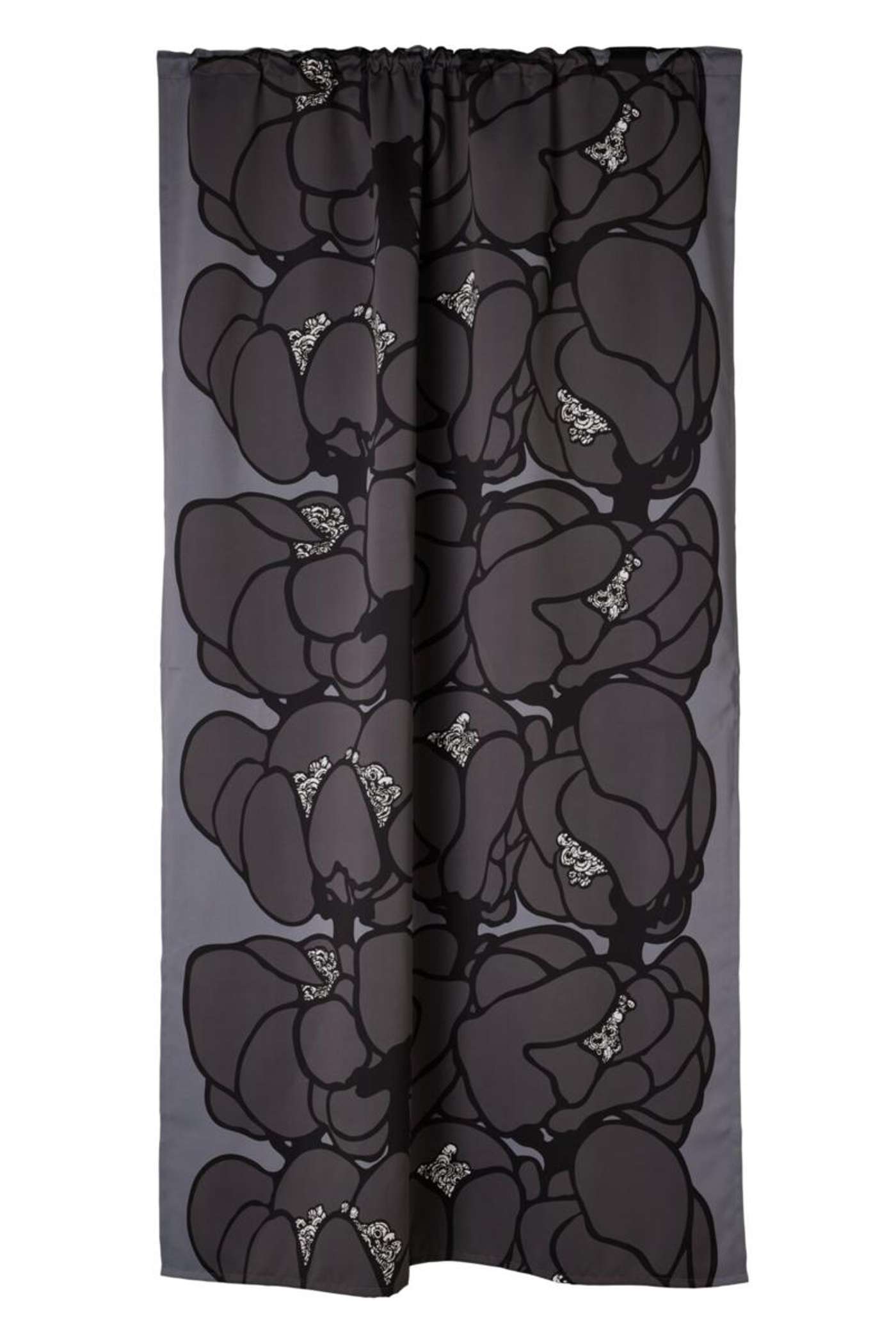 Плотная штора Vallila Makeba blackout 140х250см (цвет уголь)