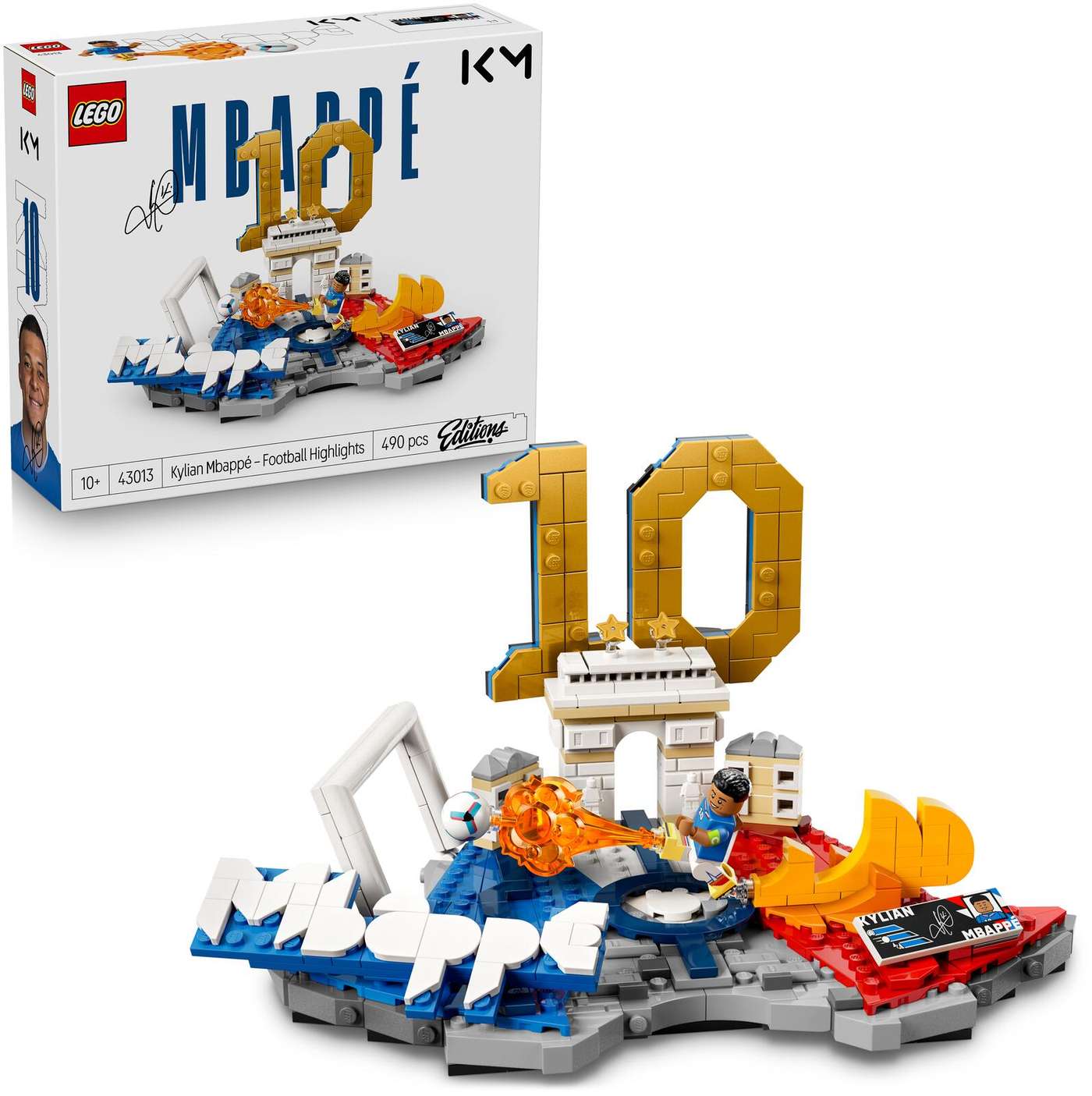 LEGO® Editions Football 43013 Килиан Мбаппе - моменты звезды футбола