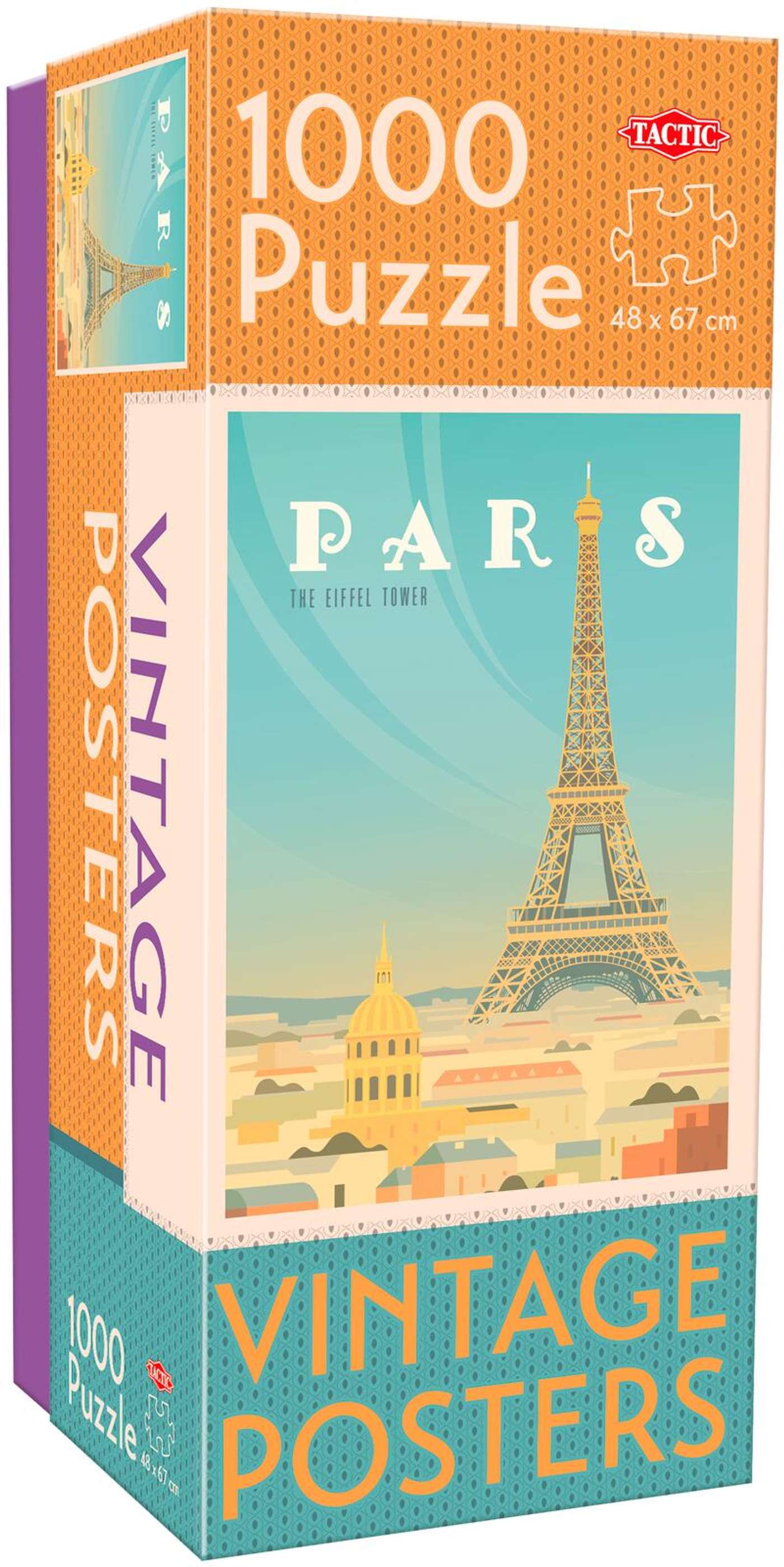 Тактическая головоломка Vintage Posters Paris 1000 возвращается