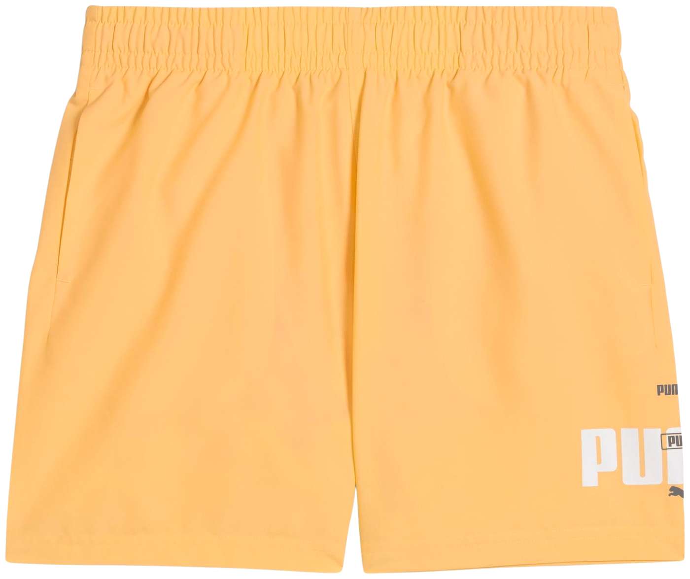 Детские шорты для плавания Puma Ess Logo Lab Summer Woven (размер 140, цвет Почти абрикос)