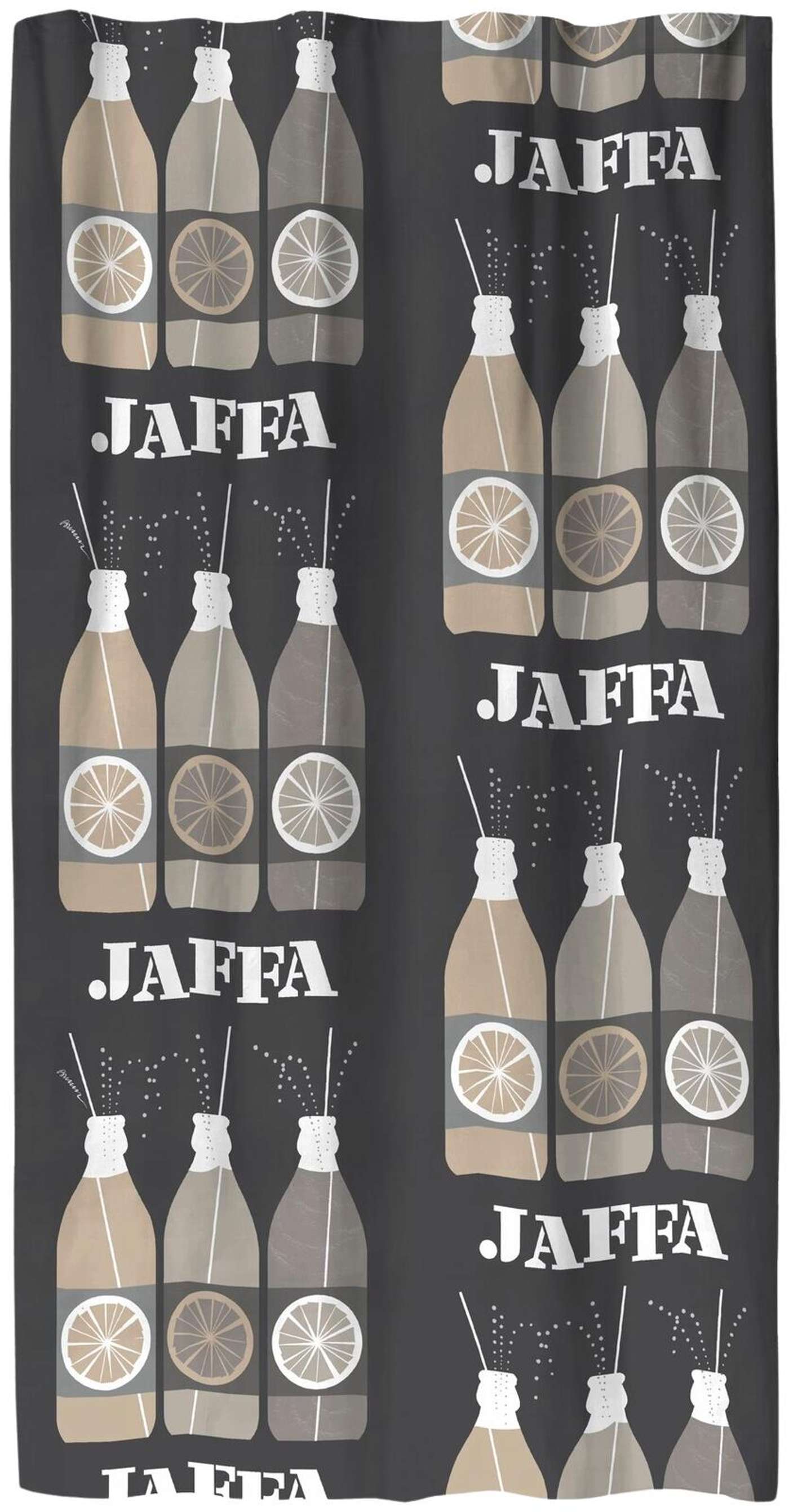 Боковая штора Vallila Jaffa 140x250 см серо-бежевый (цвет серый / бежевый)