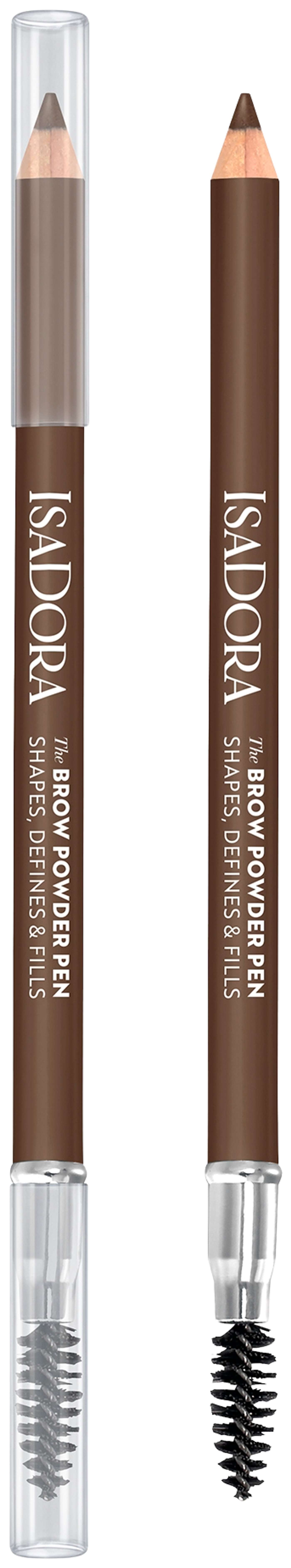 Пудра-ручка для бровей Isadora 03 Medium Brown 1, 1 г (цвет 03 Средне-коричневый)