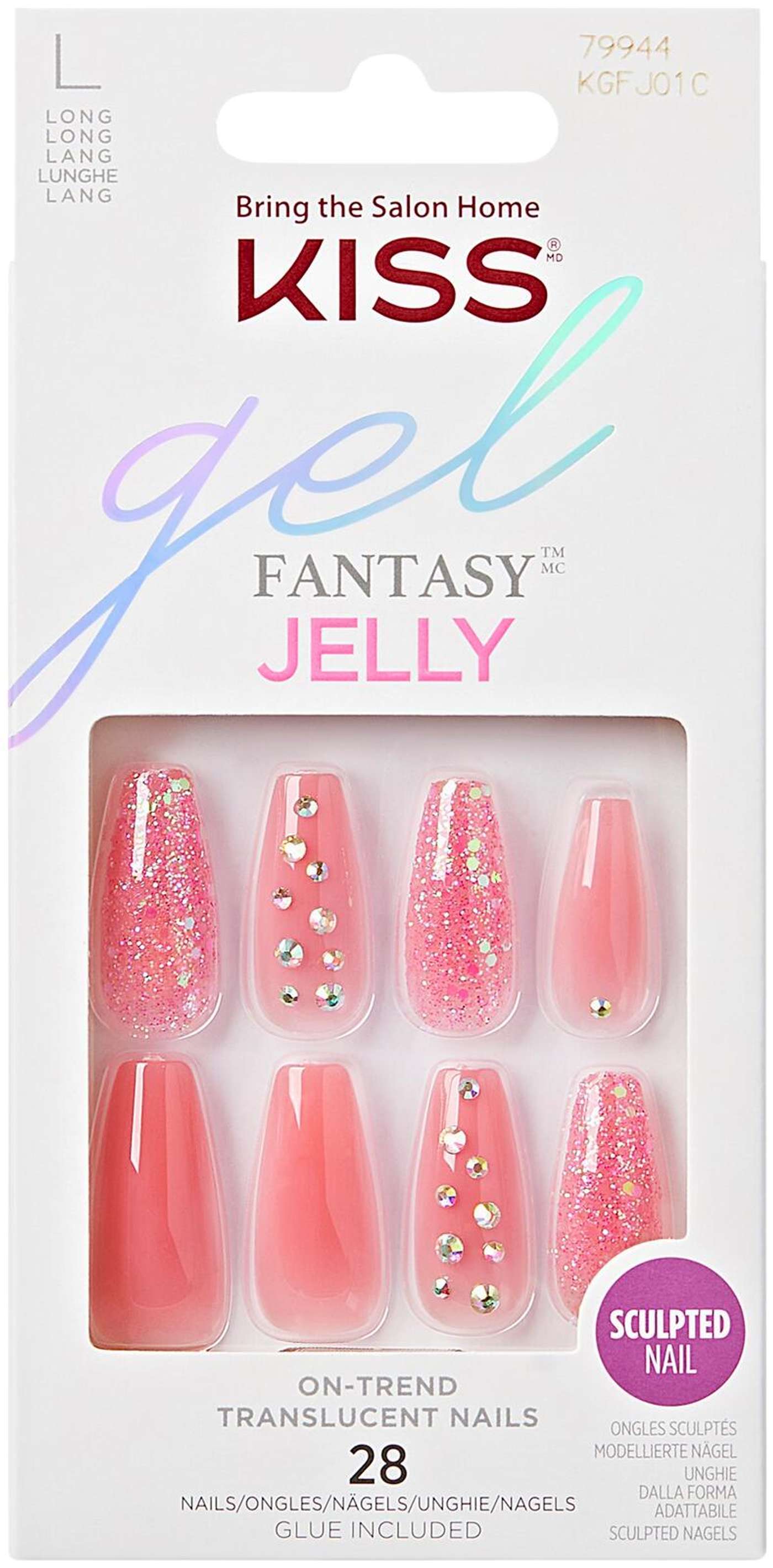 Kiss Gel Fantasy Jelly Nails, Be Jelly