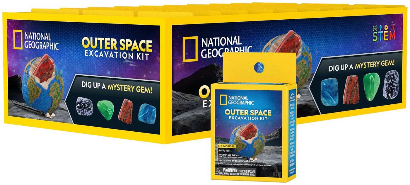 National Geographic Mini Space Excavation Pkt.