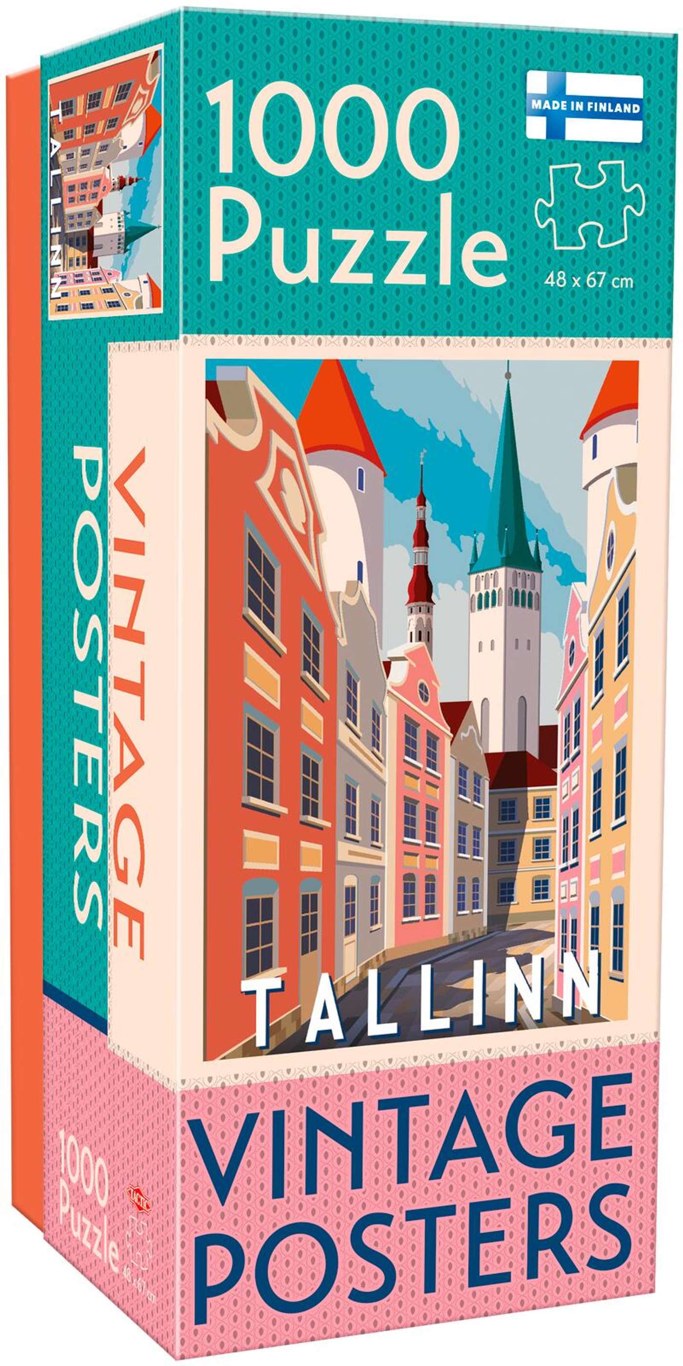 Тактический пазл Vintage Posters Таллинн 1000 деталей