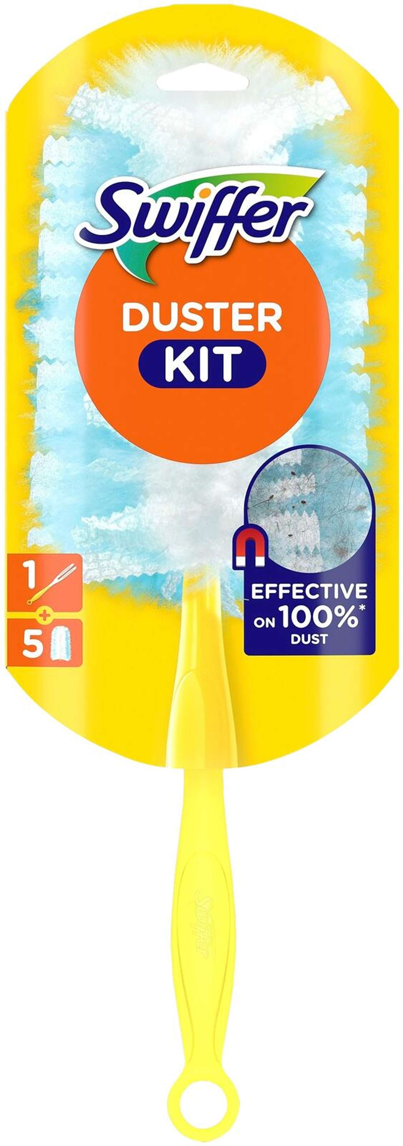 Ручка стартового набора Swiffer Duster + 5 щеток для пыли