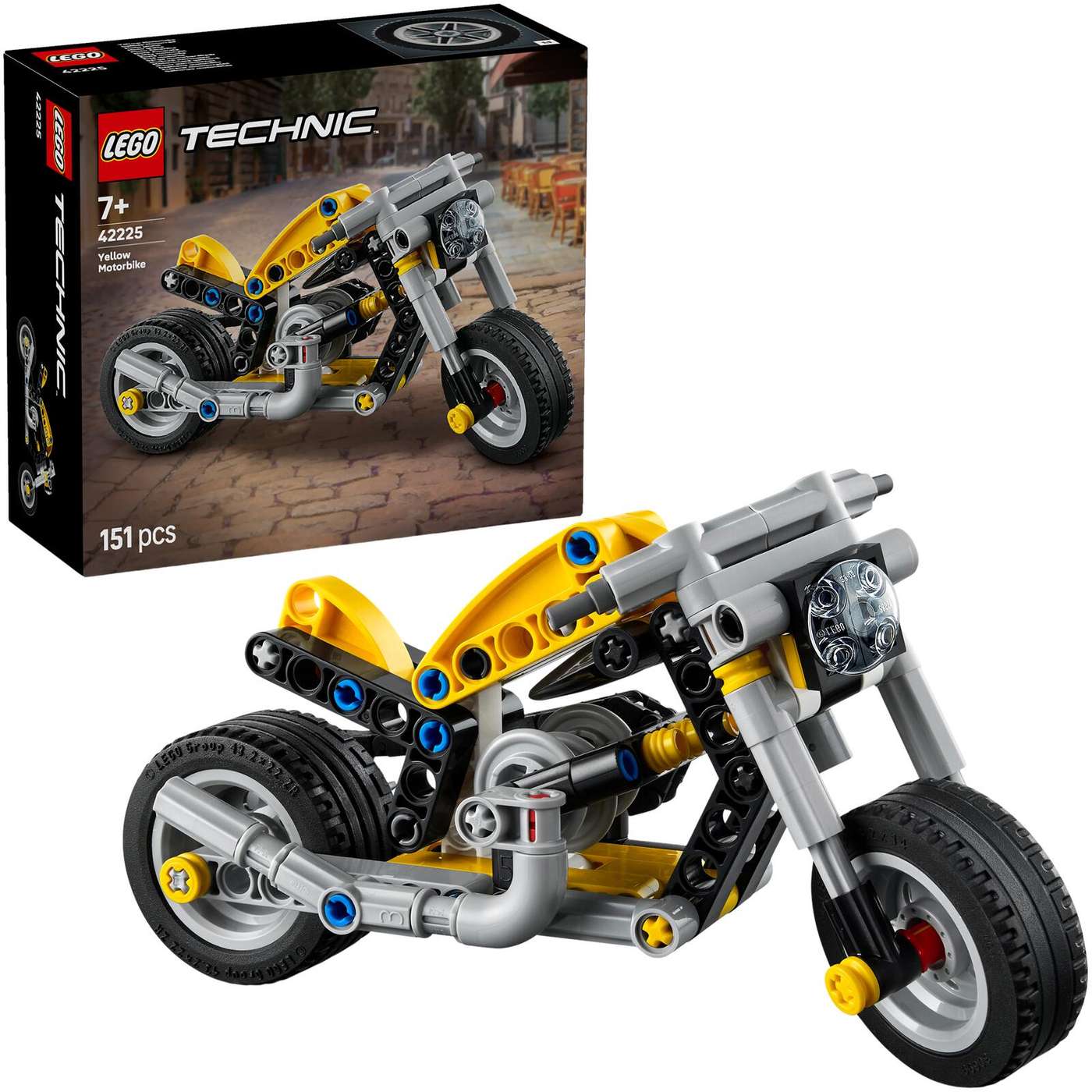 LEGO® Technic 42225 Желтый мотоцикл