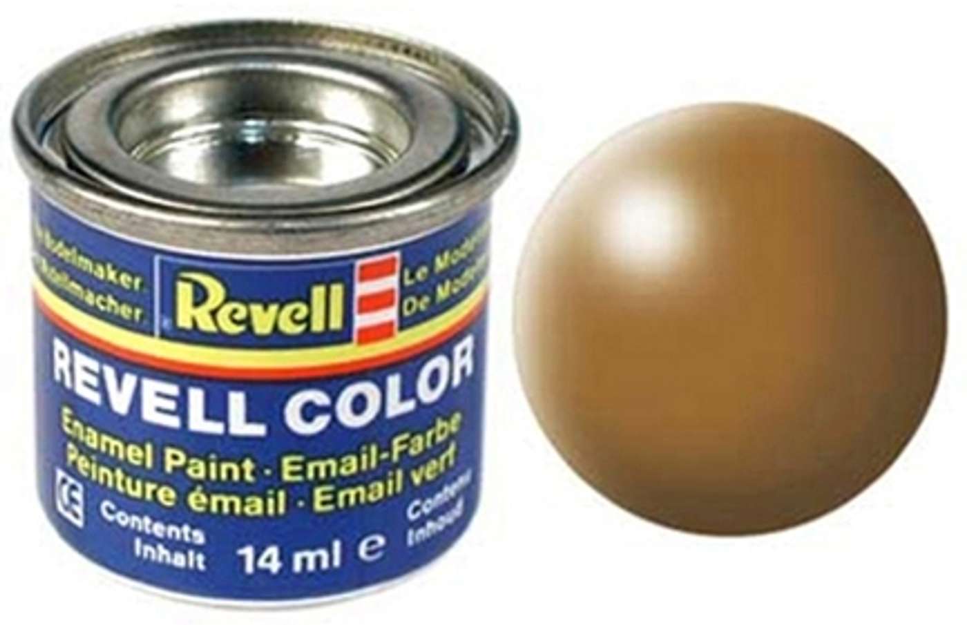 Краска Revell 14мл 382 охра коричневая шелк (цвет охра коричневый)