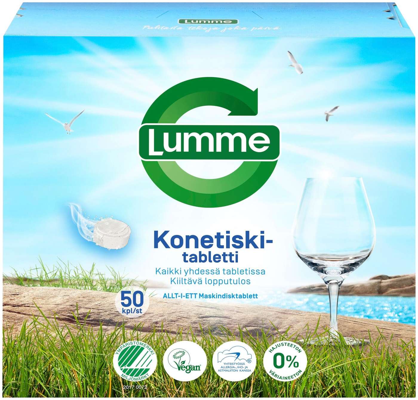 Таблетки для посудомоечной машины Lumme, 50 таблеток.