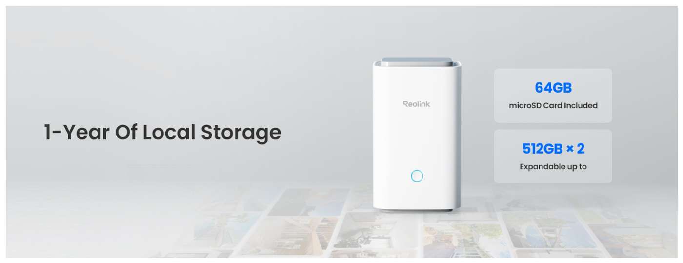 Reolink Home Hub и 2xArgus 3E аккумуляторная камера для улицы / улицы, белый
