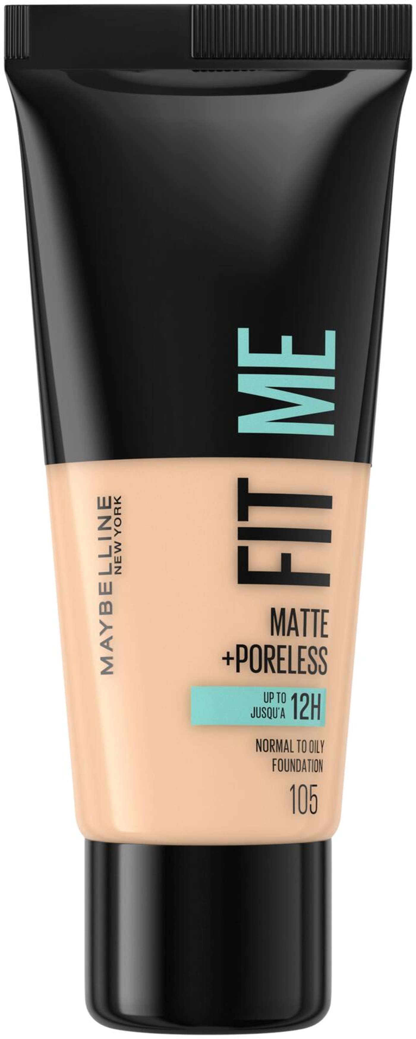 Тональный крем Maybelline New York Fit Me Matte & Poreless 105 Natural Ivory, 30 мл (цвет Натуральная слоновая кость)