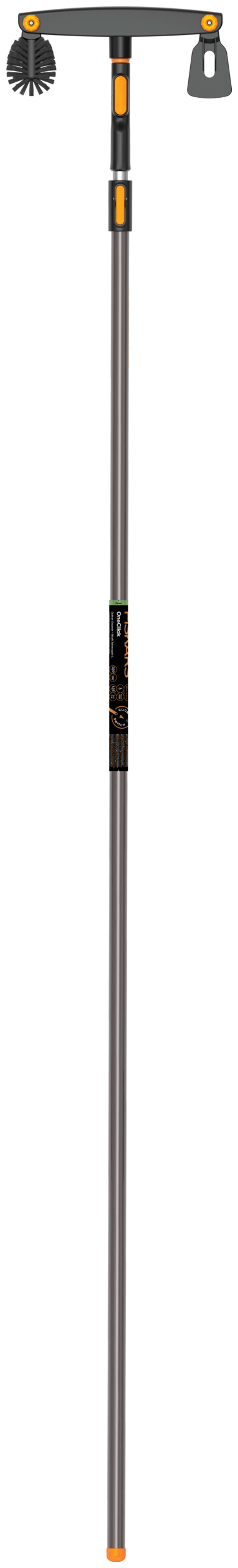 Fiskars OneClick Canopy Cleaner + телескопическая штанга L (цвет Серый)