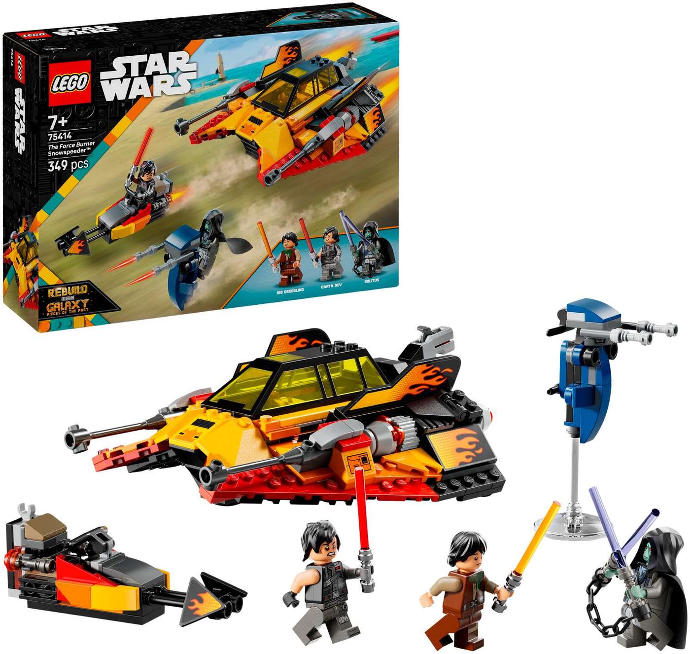 LEGO® Star Wars TM 75414 Снежный спидер Force Burner