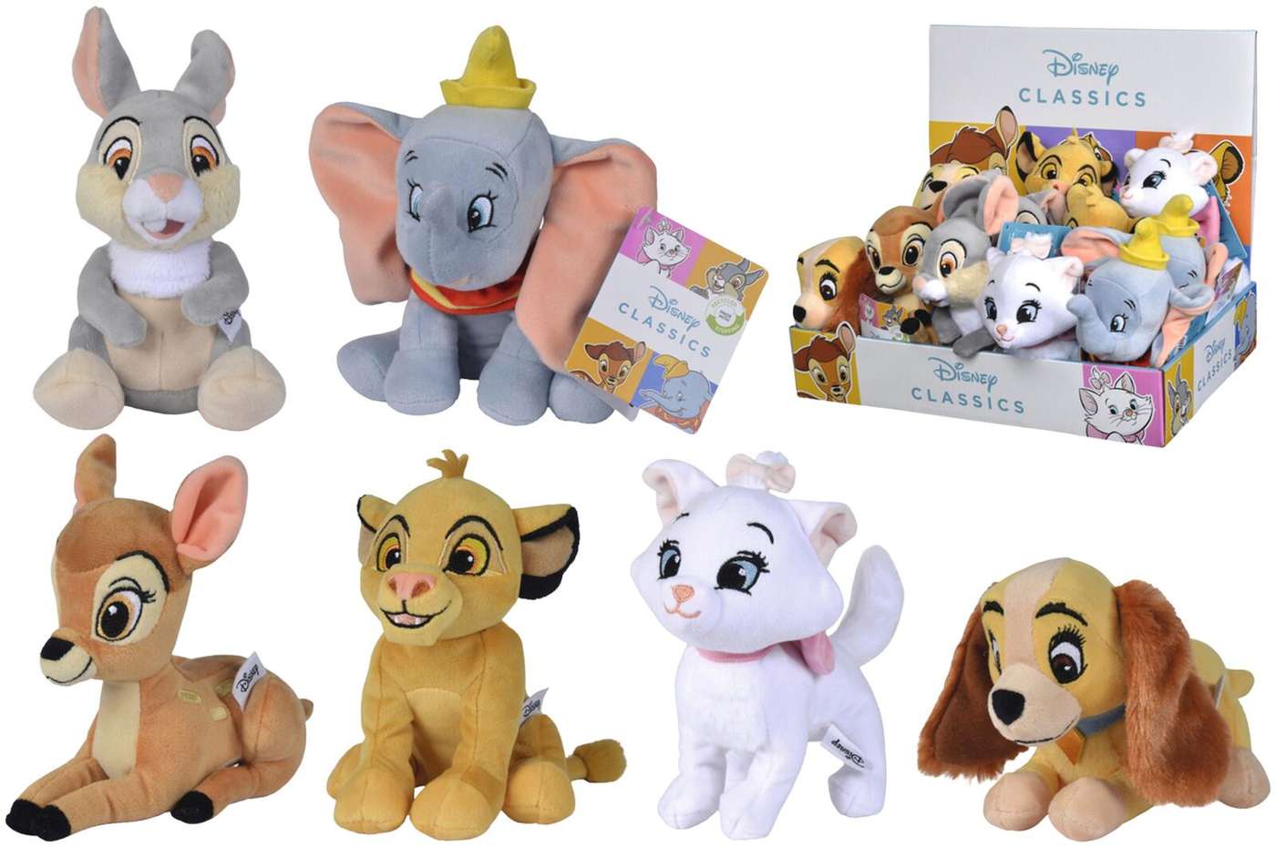 Simba Disney Classics, мягкая игрушка, 17 см, ассортимент, несколько видов, продаются поштучно