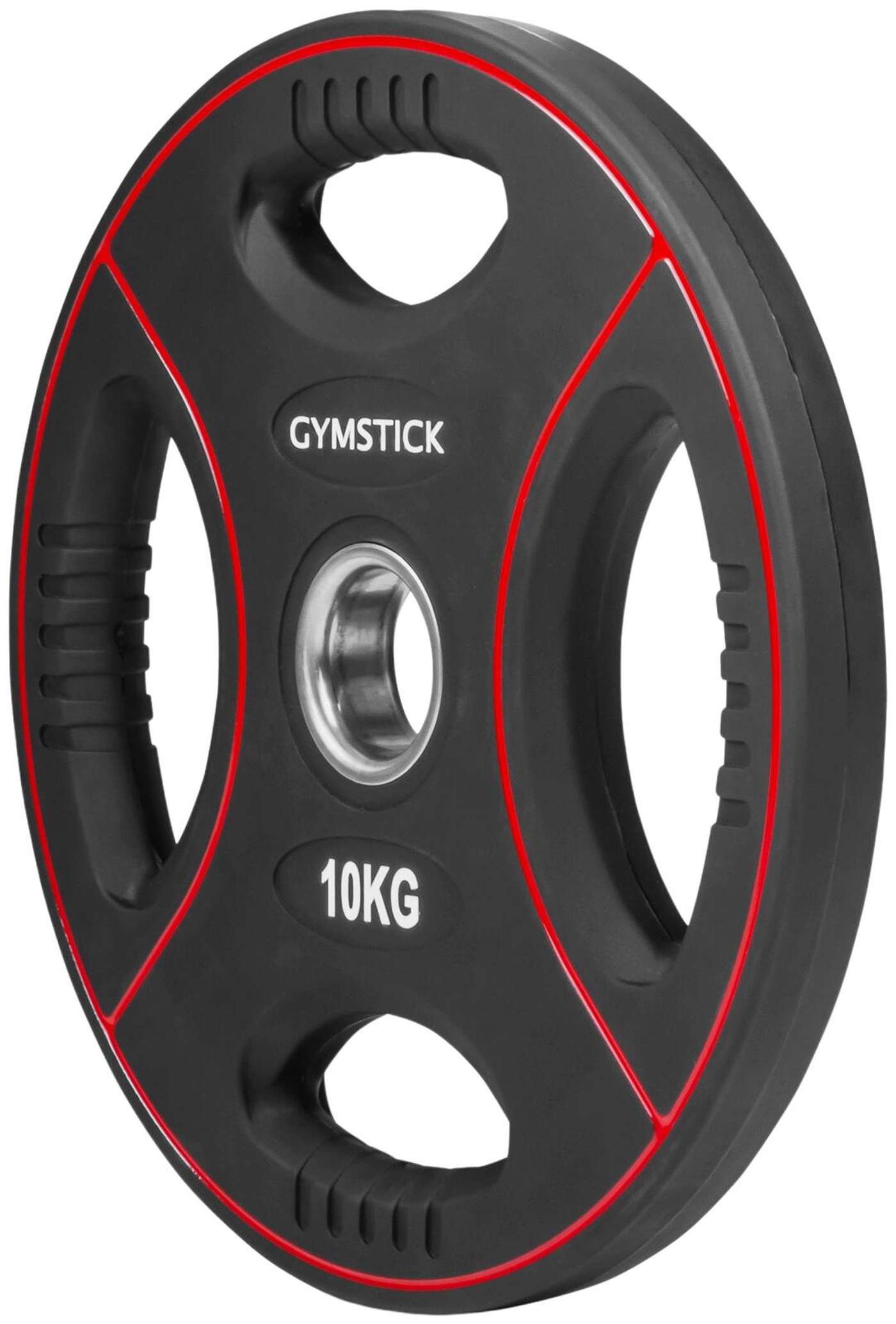 Вес блина Gymstick Pro PU 10 кг. (размер 20 кг, цвет черный)