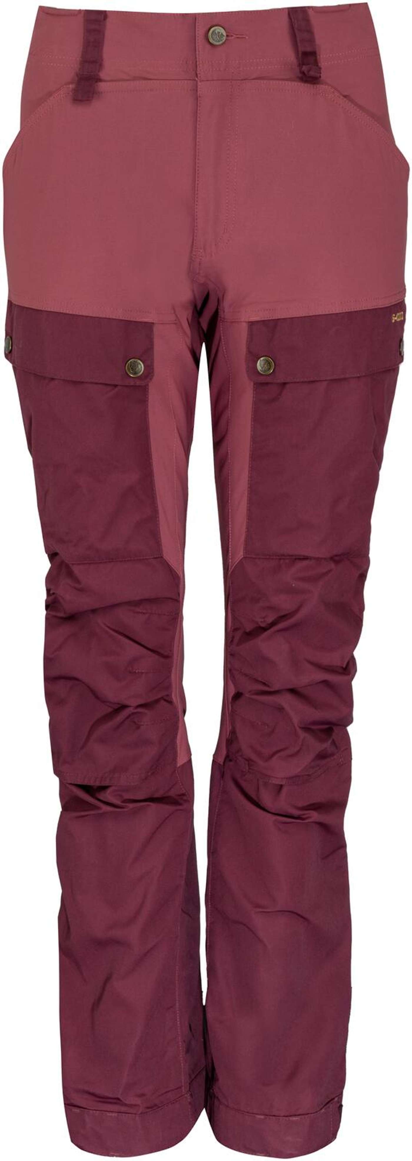 Женские уличные брюки Fjällräven Keb Trousers Curved W (размер 32, цвет портвейн / меза фиолетовый)