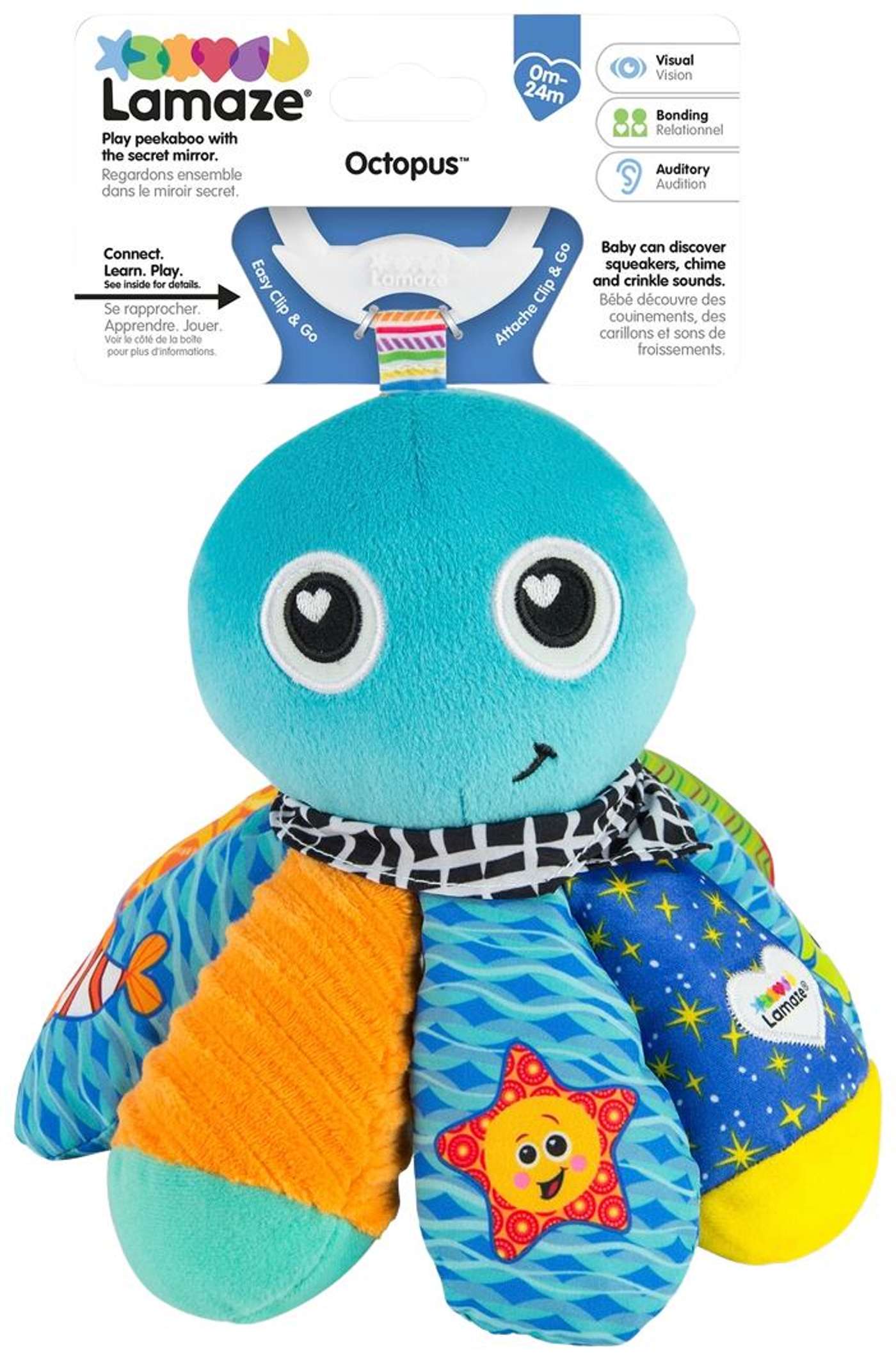 Lamaze Clip Соленый Сэм Осьминог