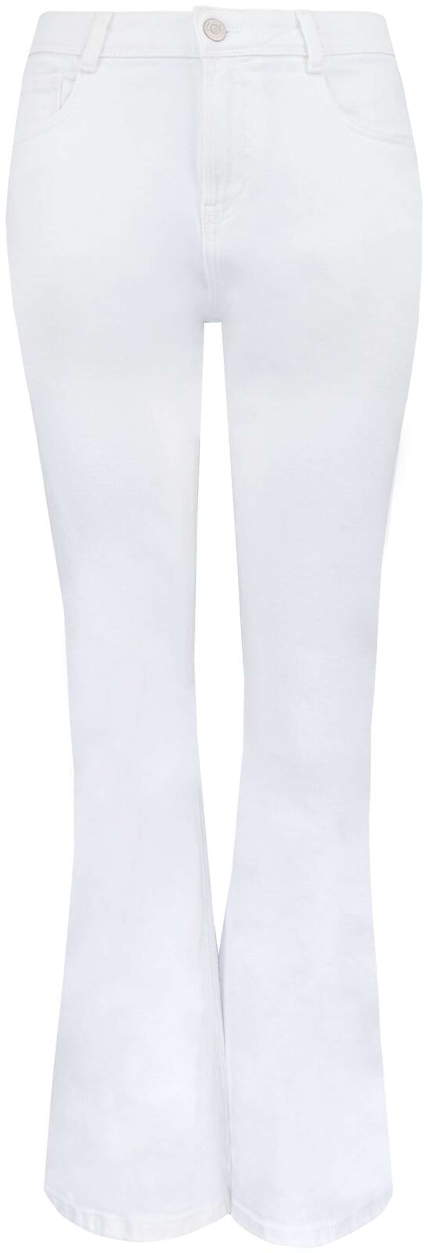 Женские джинсы TEX bootcut I987005 (размер 36, цвет БЕЛЫЙ 1)