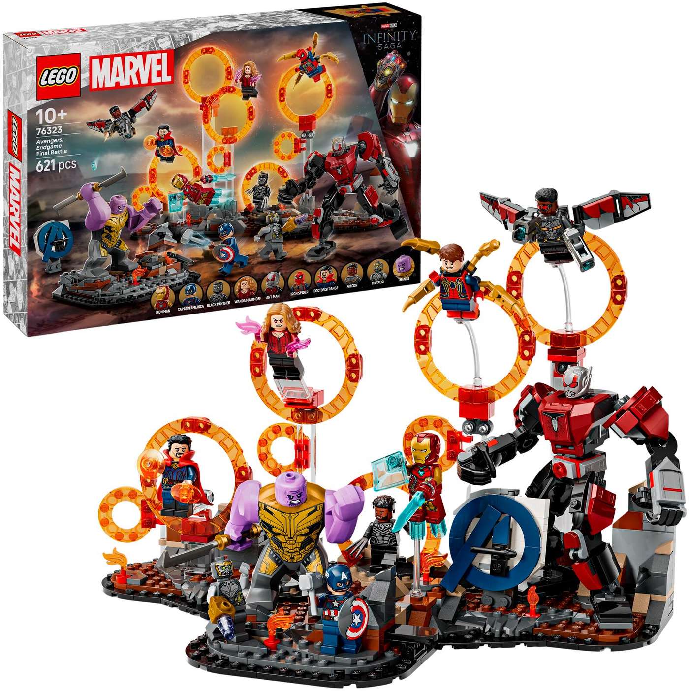 LEGO® Super Heroes Marvel 76323 Мстители: Финал - Последняя битва