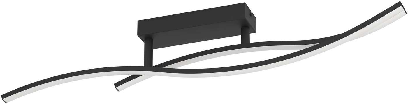 Потолочный светильник EGLO Grisolia LED 12W черный / белый (цвет черный / белый)