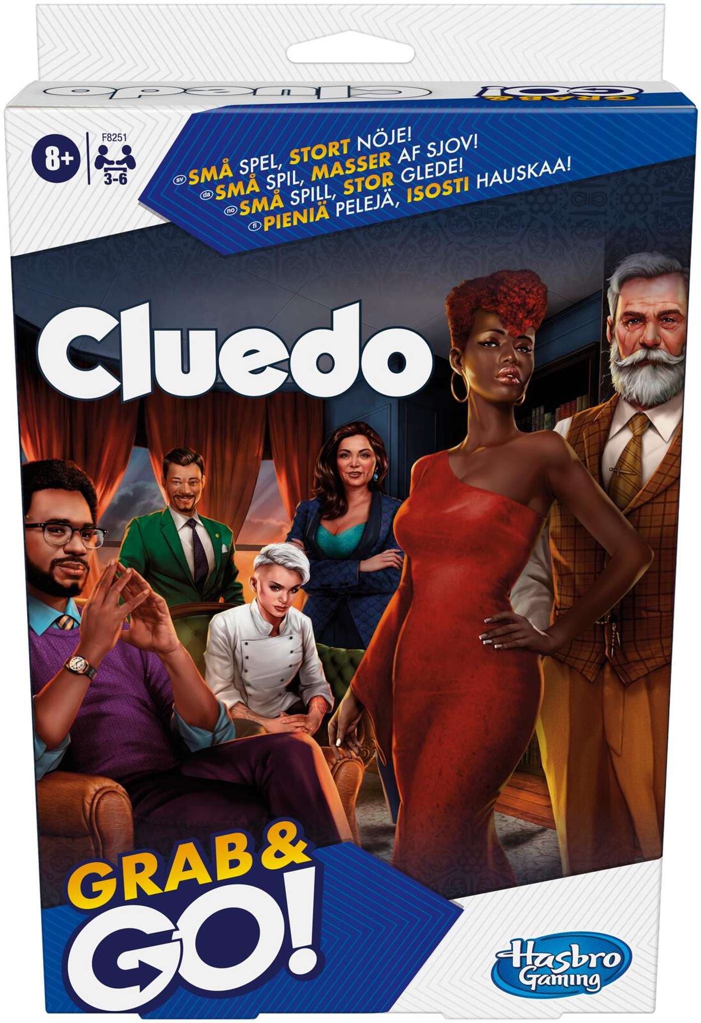Игра Hasbro Travel Cluedo Grab&Go (цвет разноцветный)