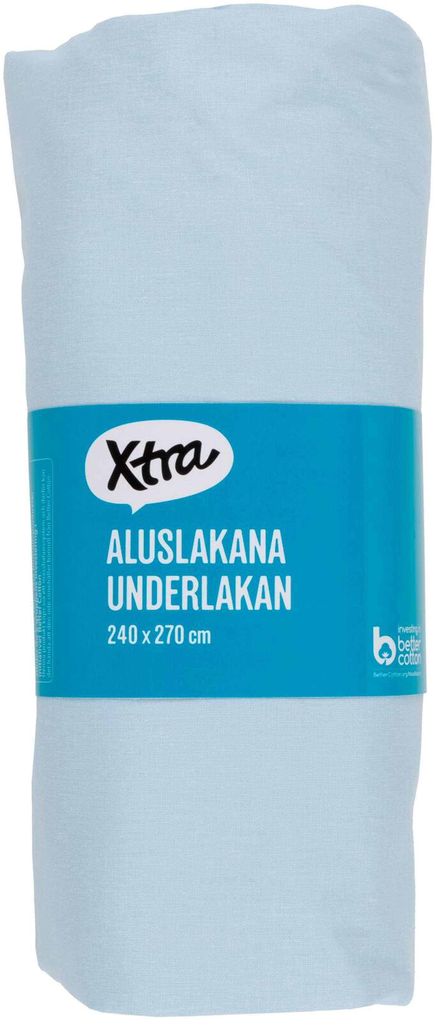 Простыня Xtra Uni 240x270 см, светло-голубая (цвет Светло-голубой)