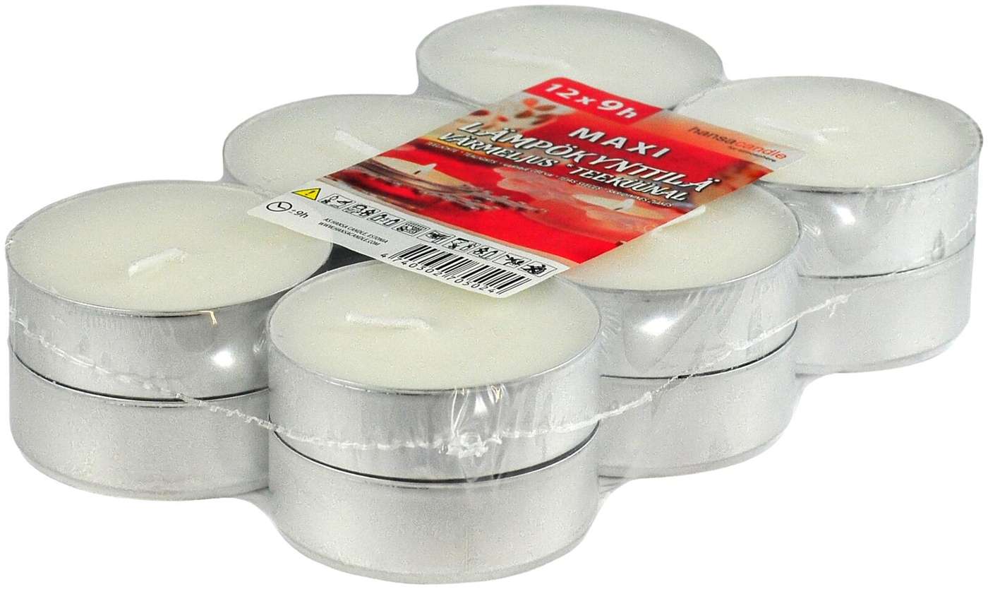 Hansa Candle Maxi Термосвеча 9ч 12 шт.