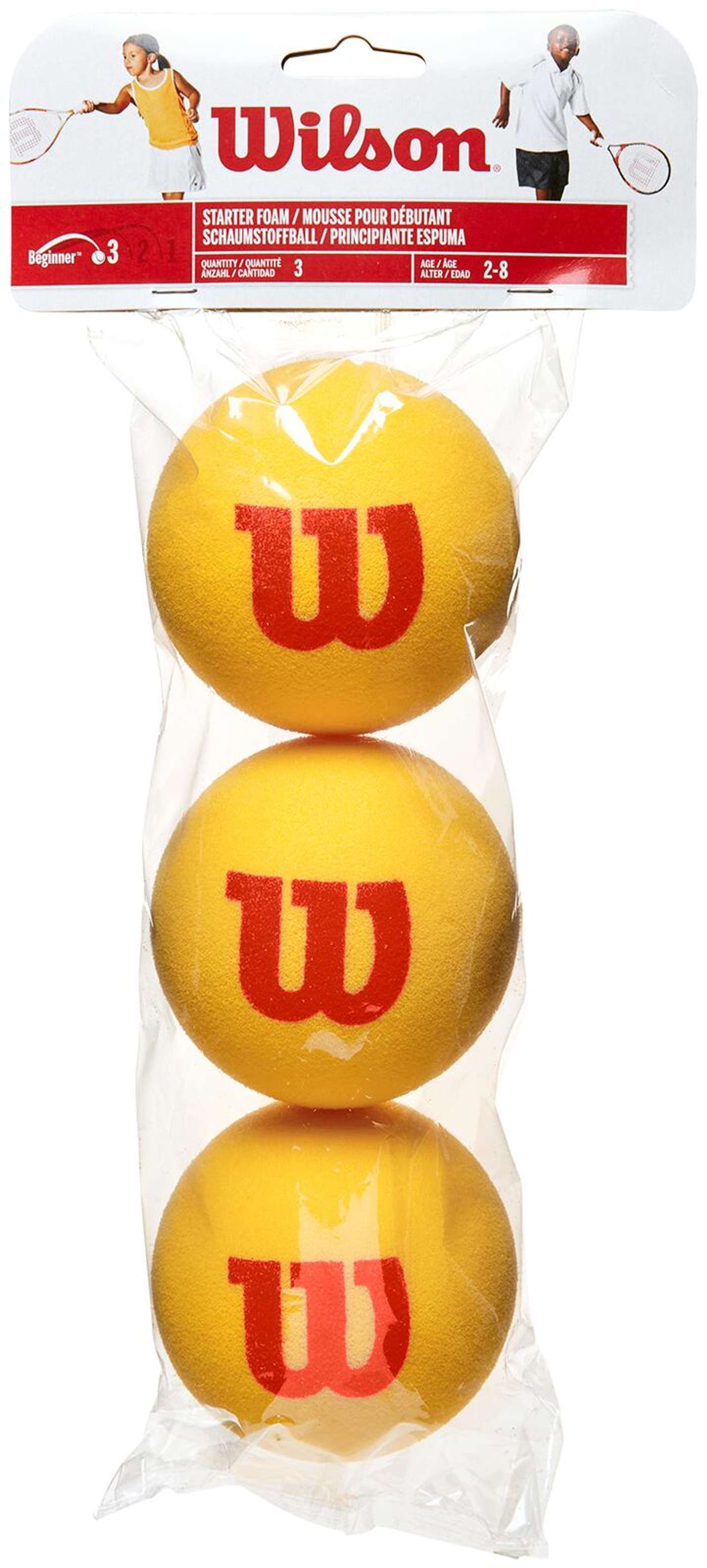 Теннисный мяч Wilson Starter Tour Foam, 3 шт.