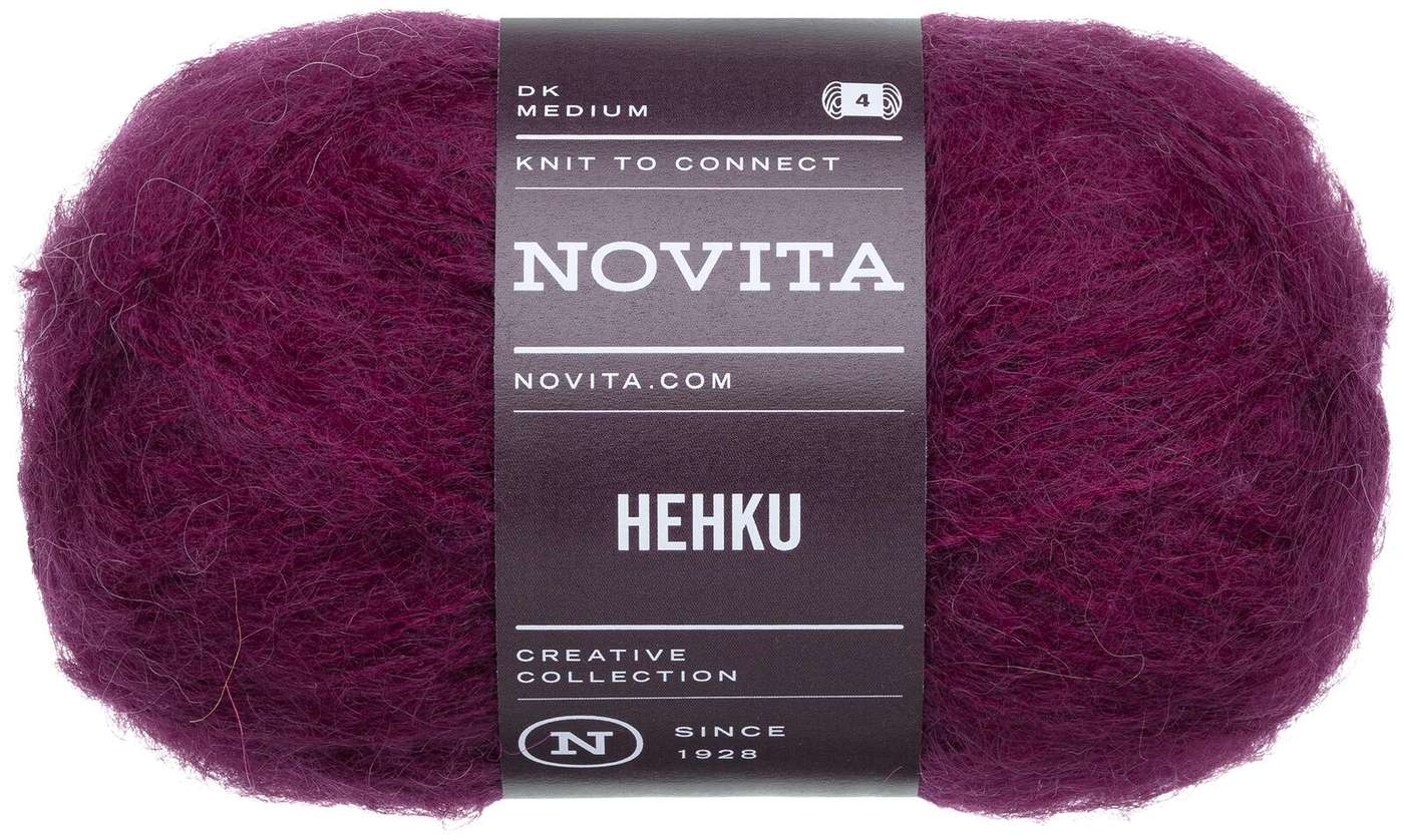 Пряжа Novita Hehku 50г акилейя 596 (цвет коломбина)
