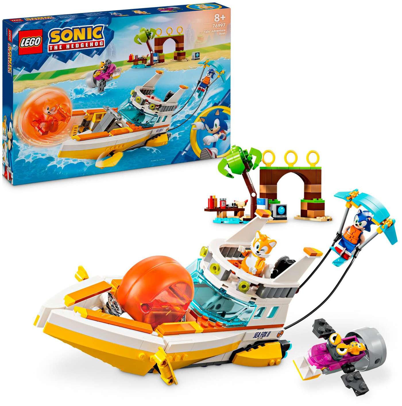 LEGO® Sonic the Hedgehog™ 76997 - Лодка приключений Тейлза