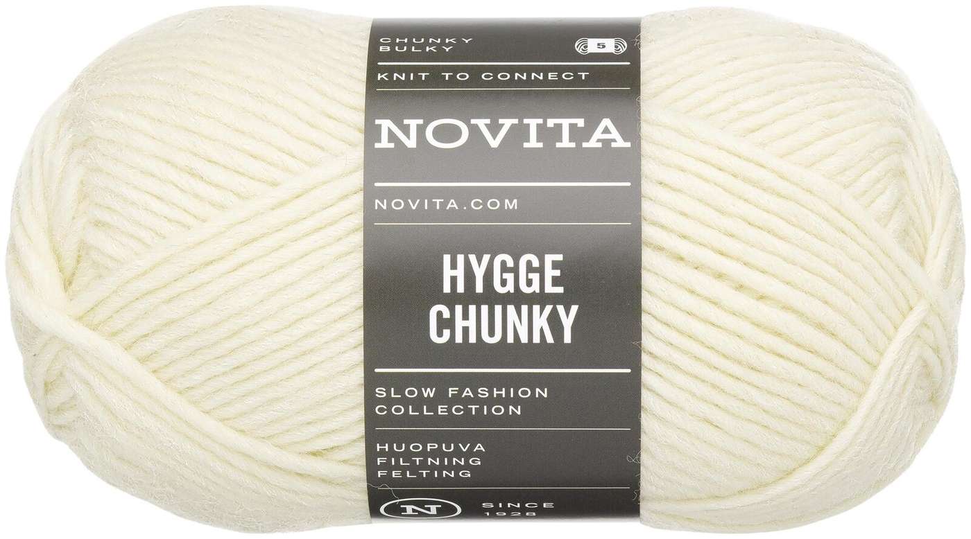 Пряжа Novita Hygge Chunky 100 г радиус 002 (цвет дождь)