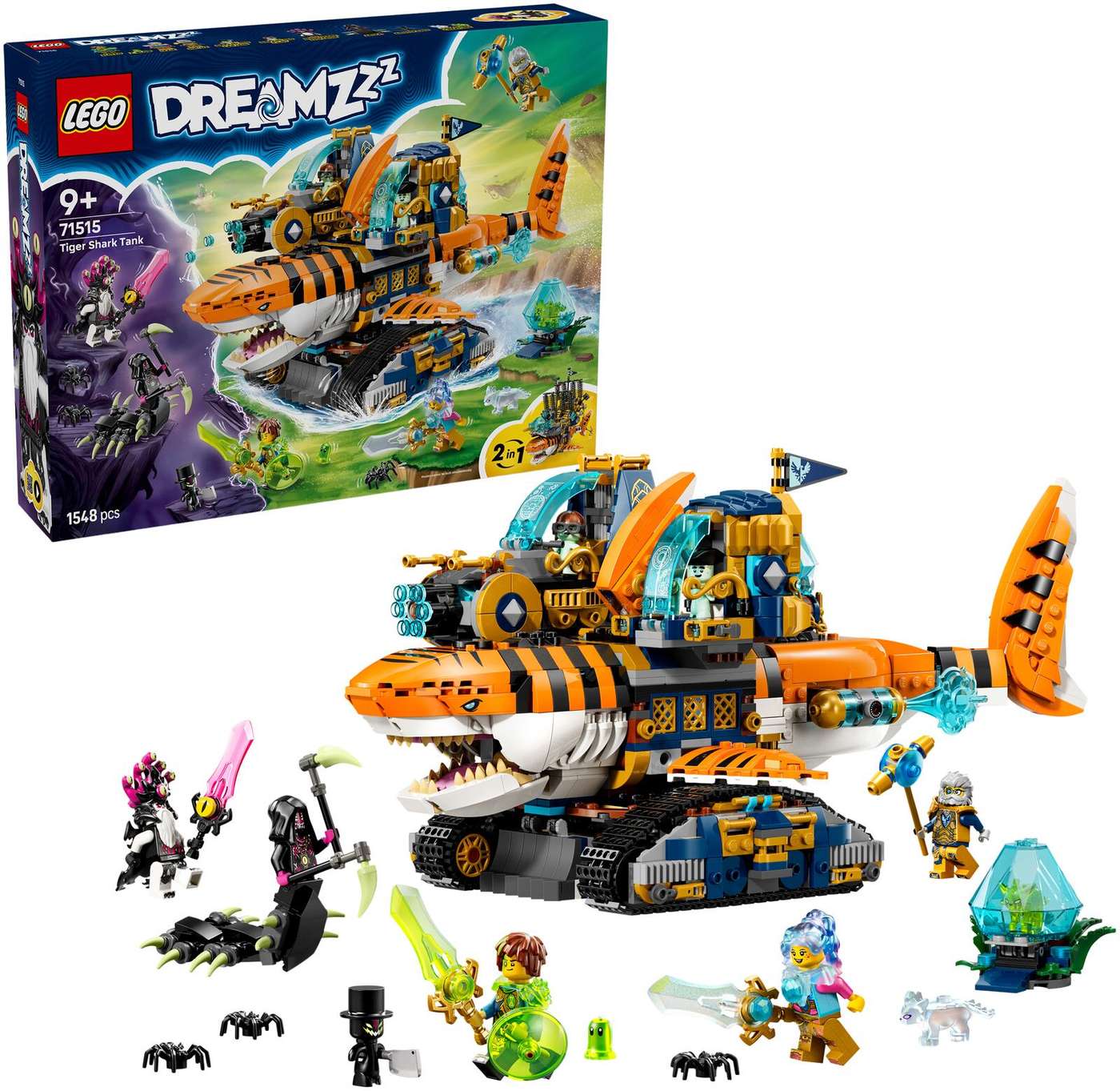 LEGO® DREAMZzz 71515 Танк «Тигровая акула»