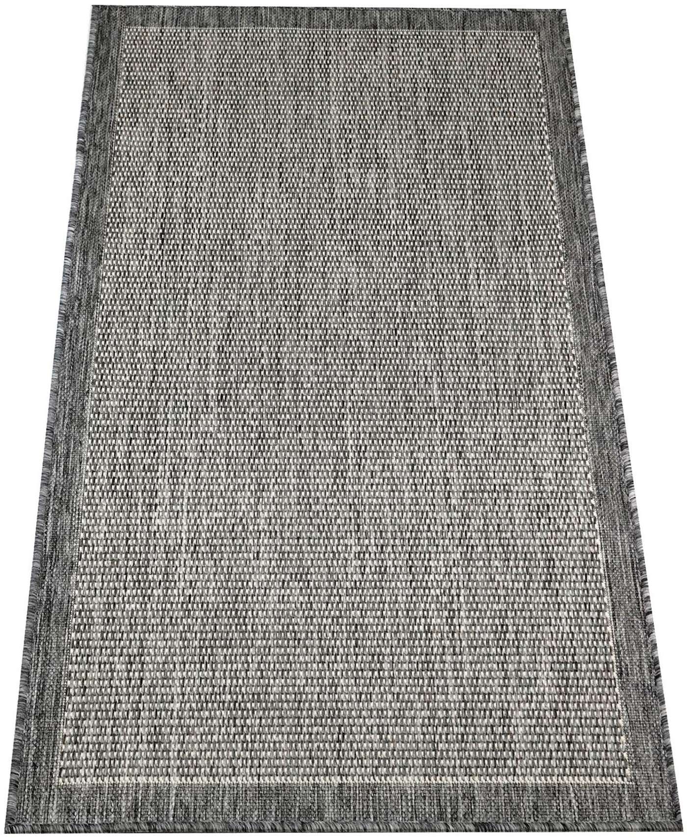 Коврик Jysmä Sisalo Maria 80 x 200 см серебристо-натурально-белый (цвет серебро / л.белый)