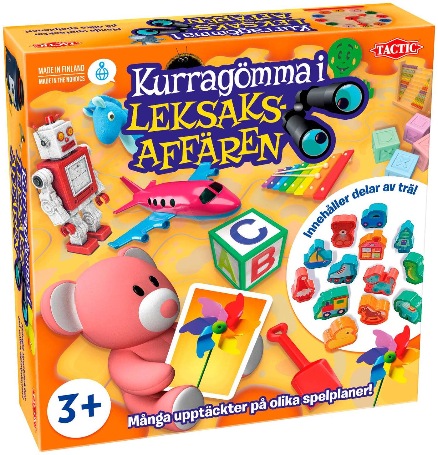 Тактическая настольная игра Kurragömma i Leksaksaffären на шведском языке