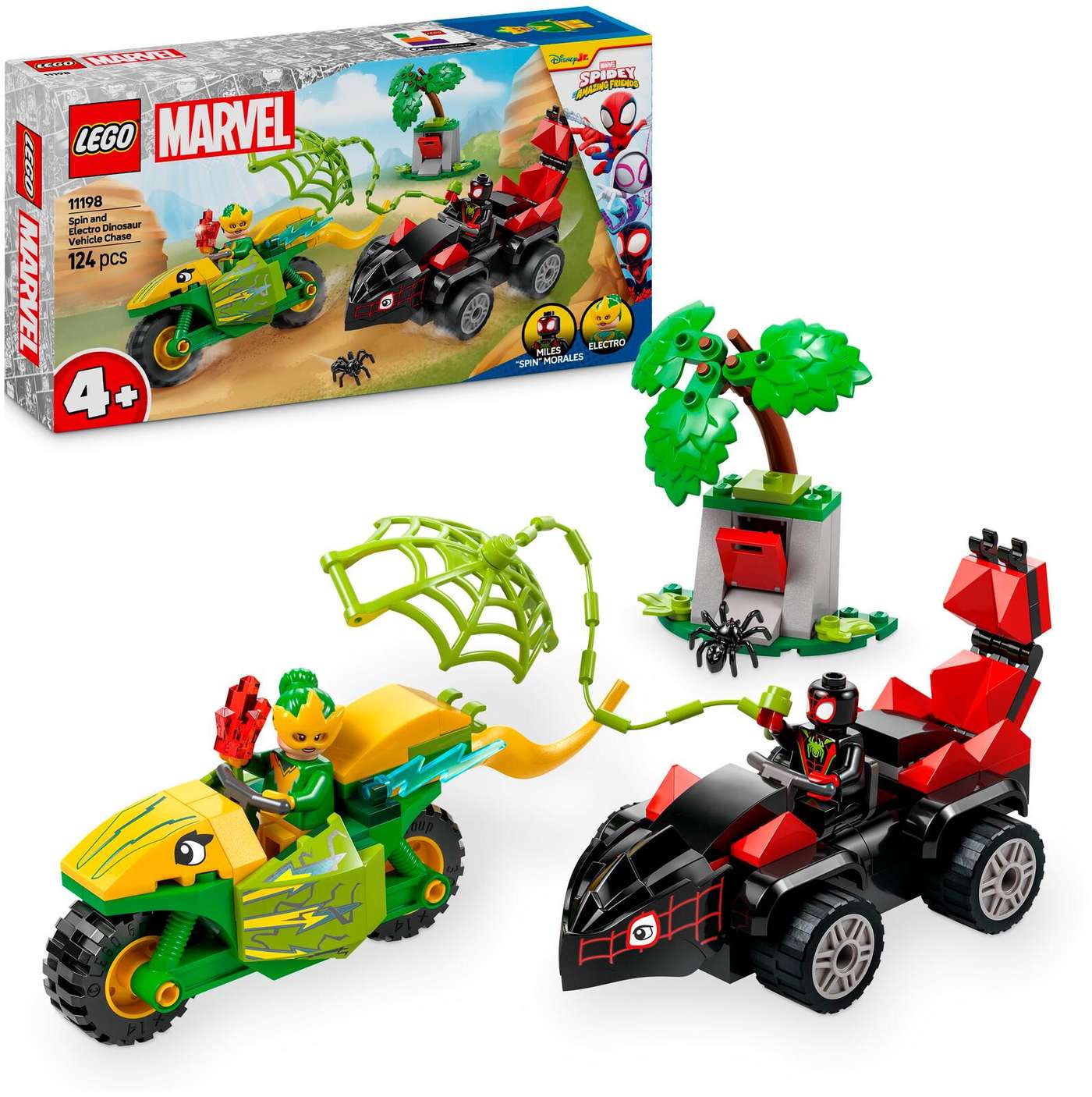 LEGO® Spidey (11198) «Спин и электро: погоня за динозаврами»