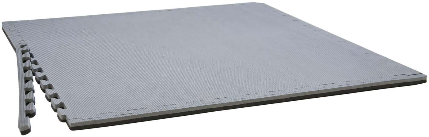 Коврик Gymstick Pro Fire 100 x 100 x 2 см (цвет Черный и серый)