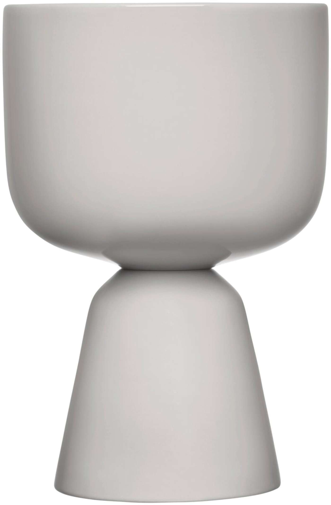 Горшок Iittala Nappula S 230x155 мм светло-серый (цвет светло-серый)