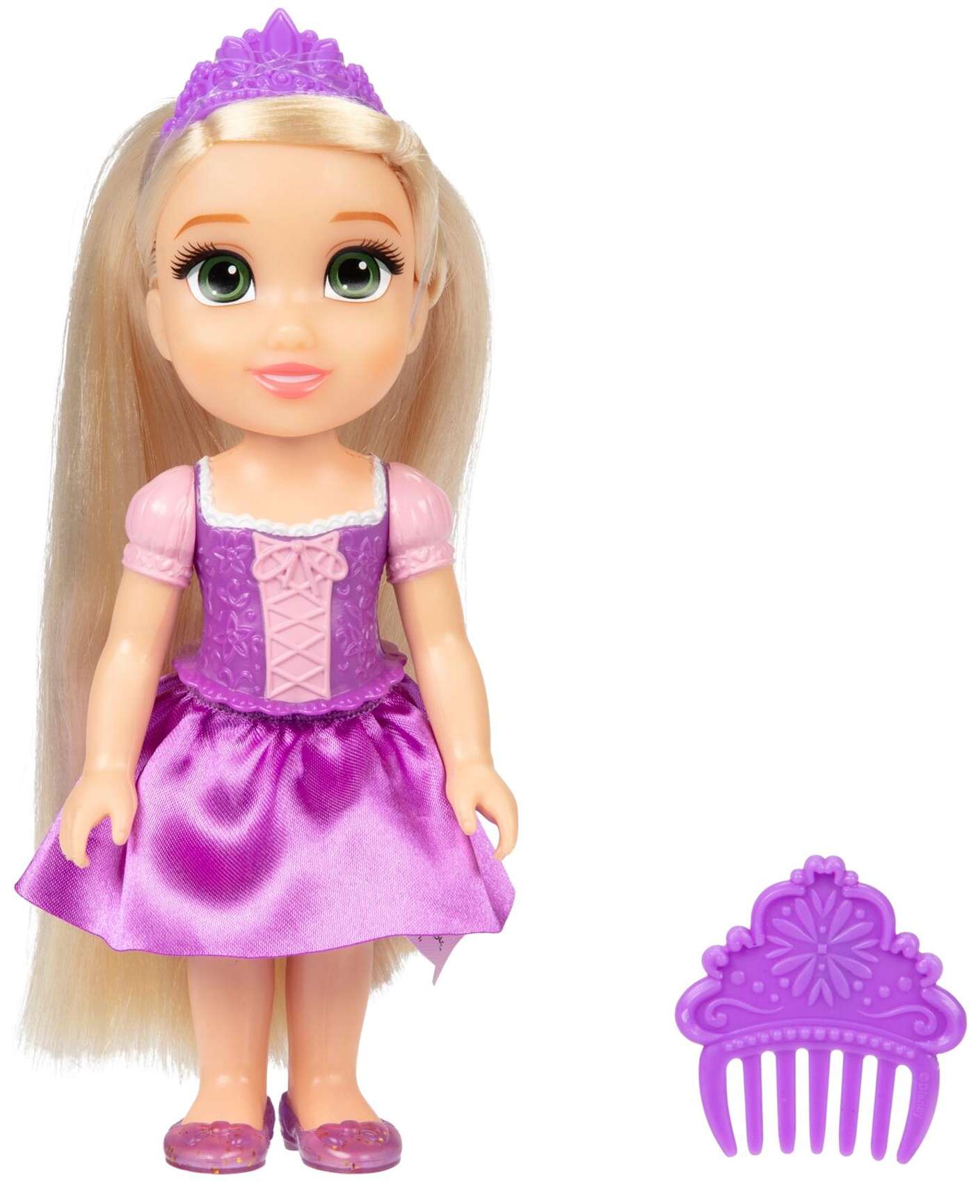 Кукла Disney + расческа Princess / Frozen 15 см, разные