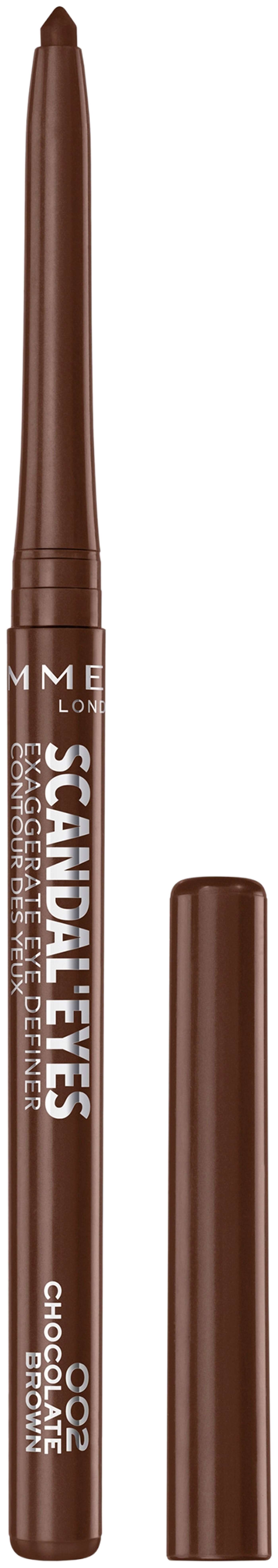 Rimmel Scandal'eyes Eye Definer 0, 35 г, 002 Шоколадно-коричневый (цвет Шоколадно-коричневый)