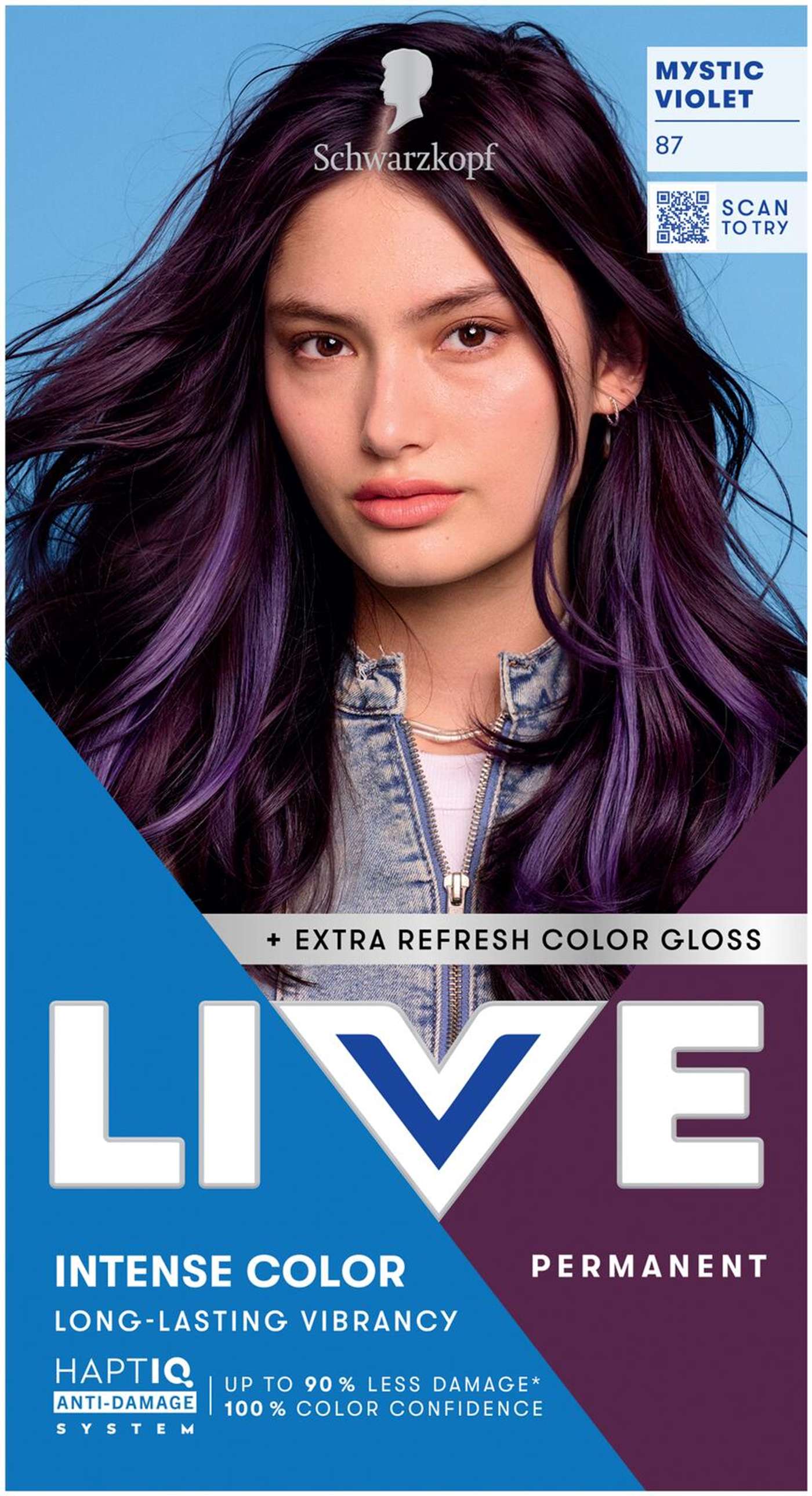Schwarzkopf LIVE 87 Мистик Фиолетовый