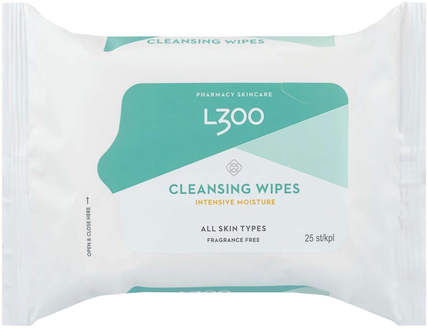 L300 Intensive Moisture Cleansing Wipes Салфетки для снятия макияжа для сухой кожи Dry Skin 25 шт.