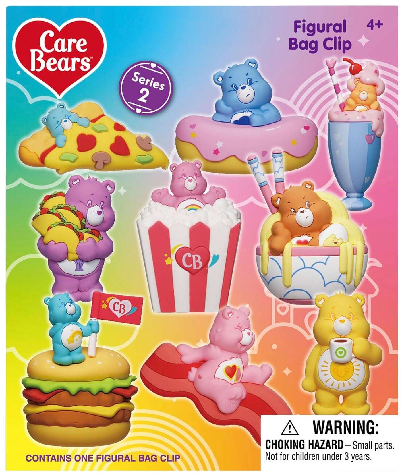 Коллекционная фигурка Monogram Care Bears 3D Foam Bag Clip, Series 2