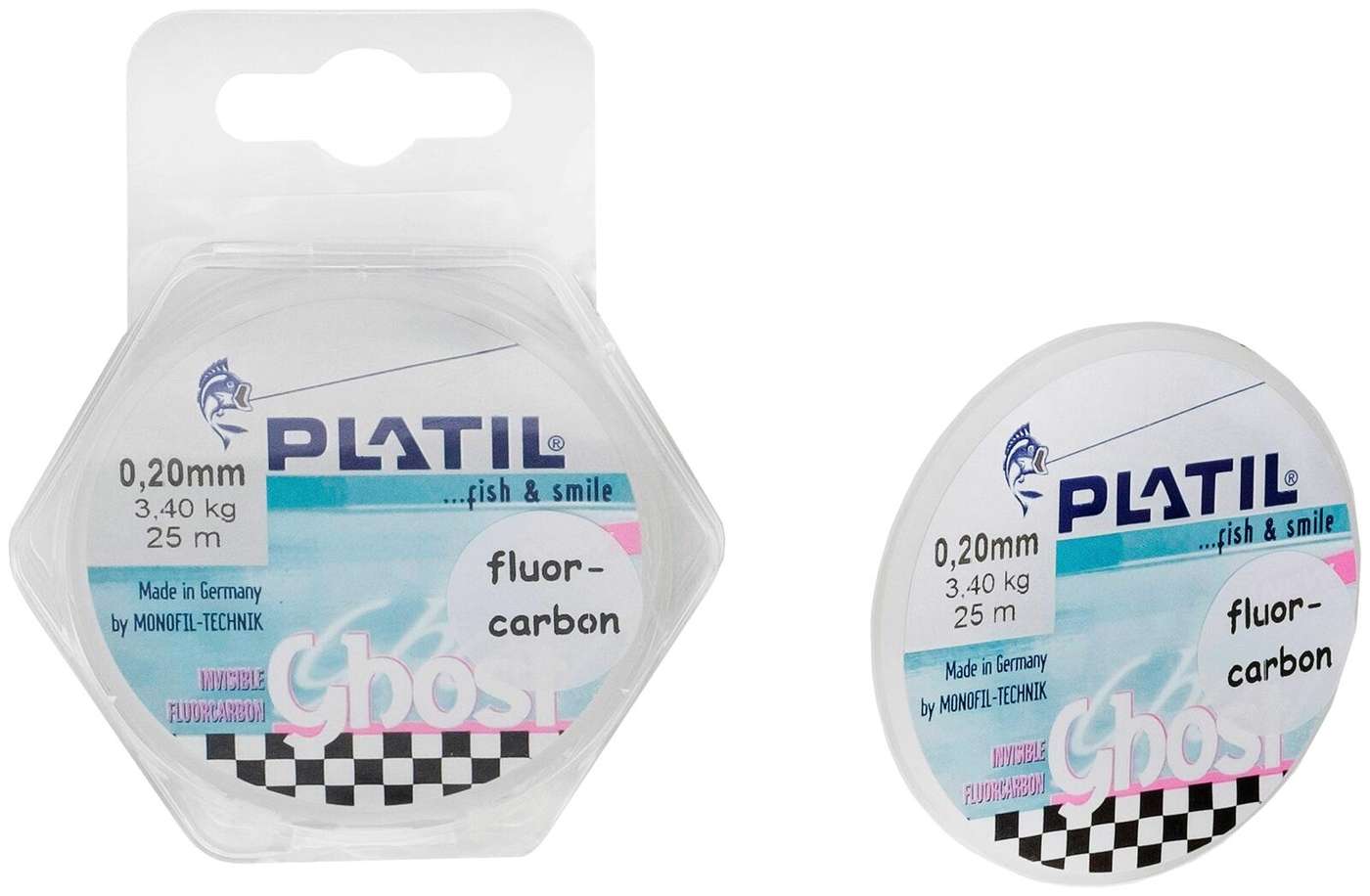 Флюорокарбоновая леска Platil Ghost 25м - 0, 30мм (цвет Яркий)