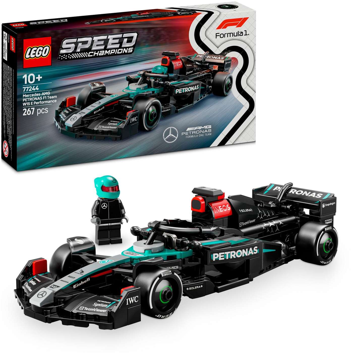 Гоночный автомобиль LEGO® Speed ​​Champions Mercedes-AMG F1® W15 77244