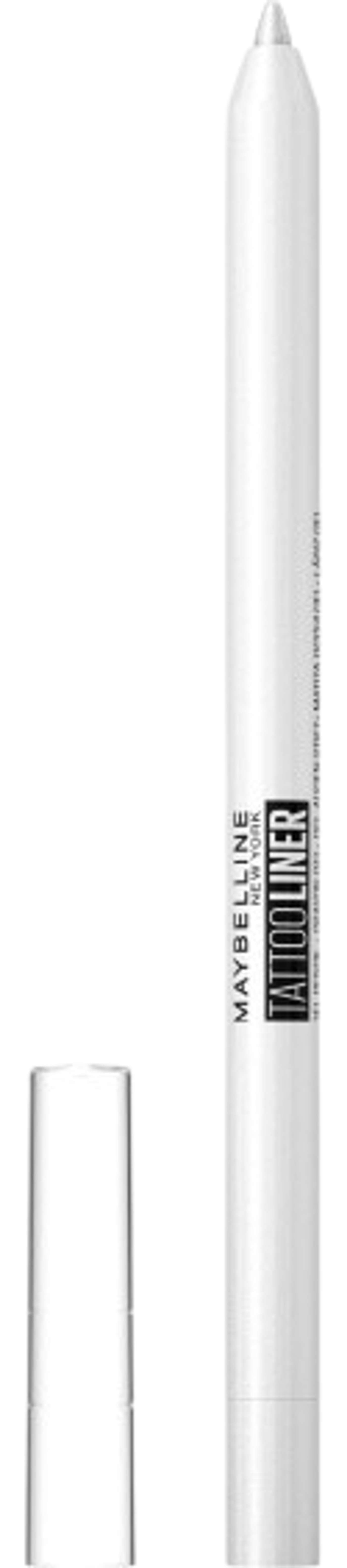 Гель-карандаш-лайнер Maybelline New York Tattoo Liner 970 Белый, полированный, 1, 3 г (цвет ПОЛИРОВАННЫЙ БЕЛЫЙ)