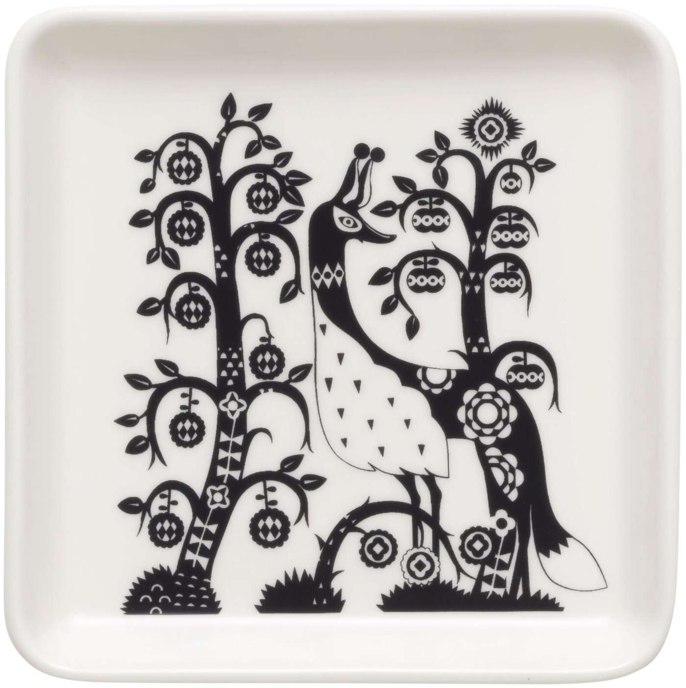 Iittala Taika Тарелка квадратная 12x12см черная (цвет черный)