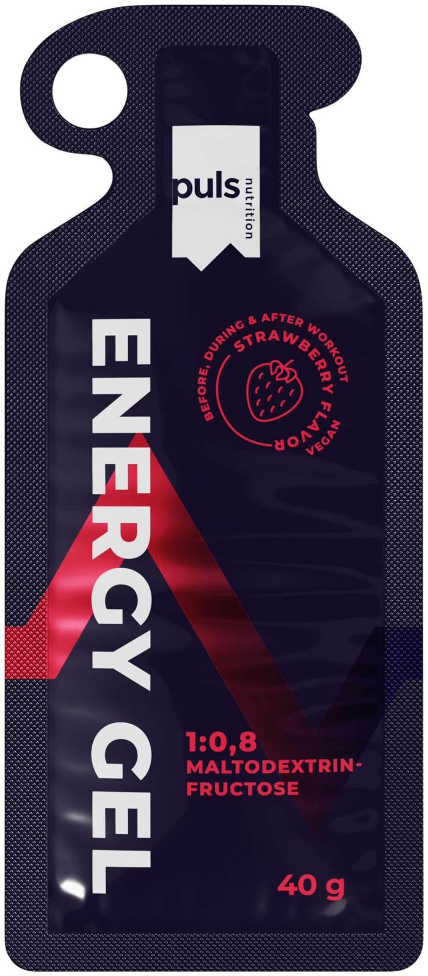 PULS Energy gel 40 г Энергетический гель со вкусом клубники