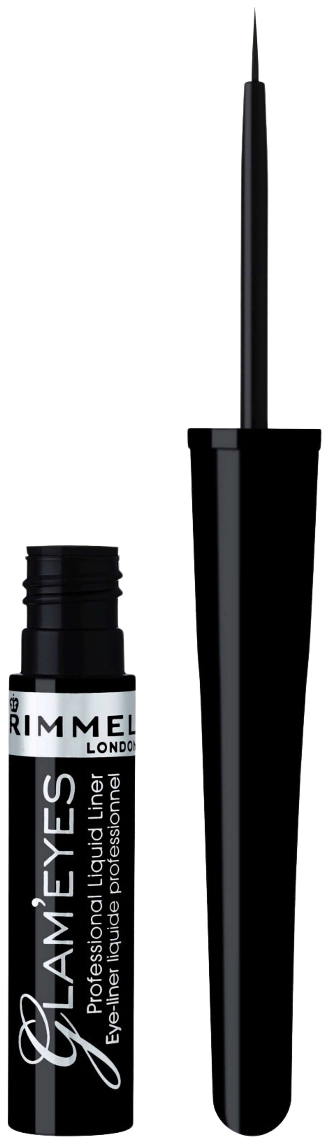 Rimmel 3, 5 мл жидкая подводка для глаз Glam Eyes Professional 002 жидкая подводка для глаз бархатно-коричневого цвета (цвет бархатно-коричневый)
