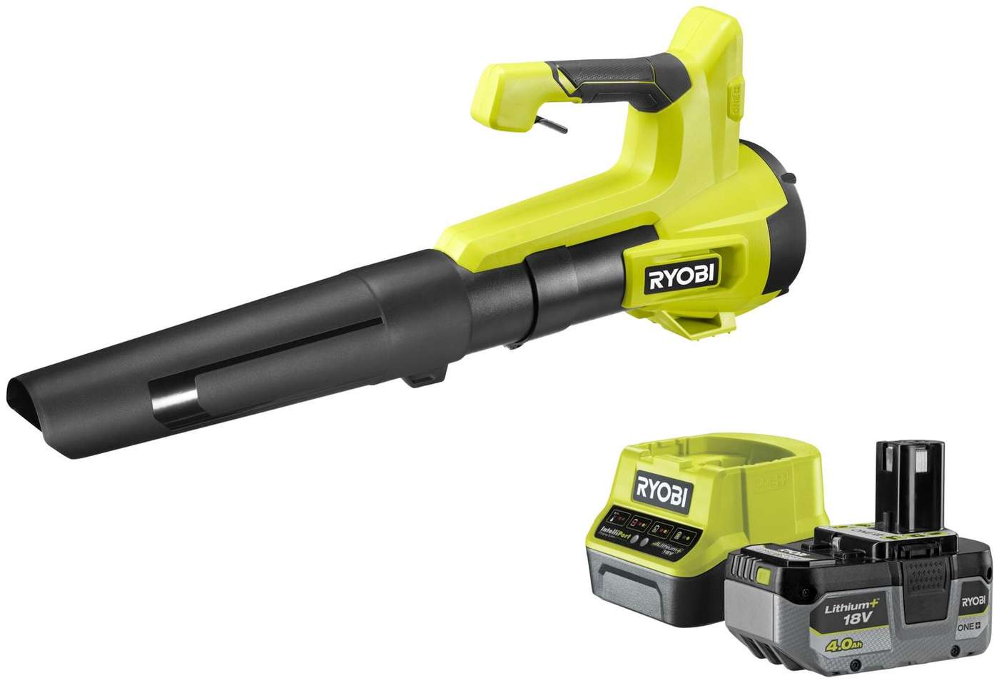 Аккумуляторный вентилятор Ryobi 18 В (4, 0 Ач) RY18BLB-140